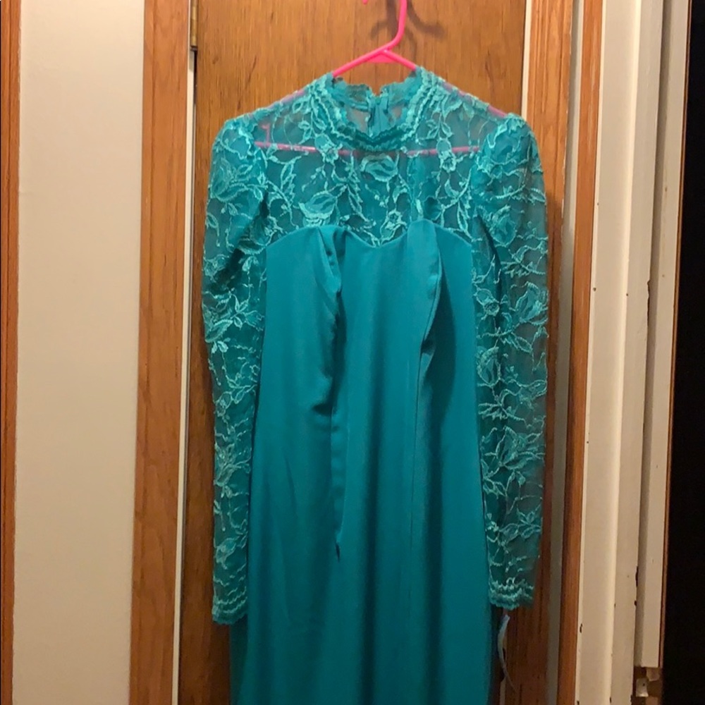 Green Evening Dress